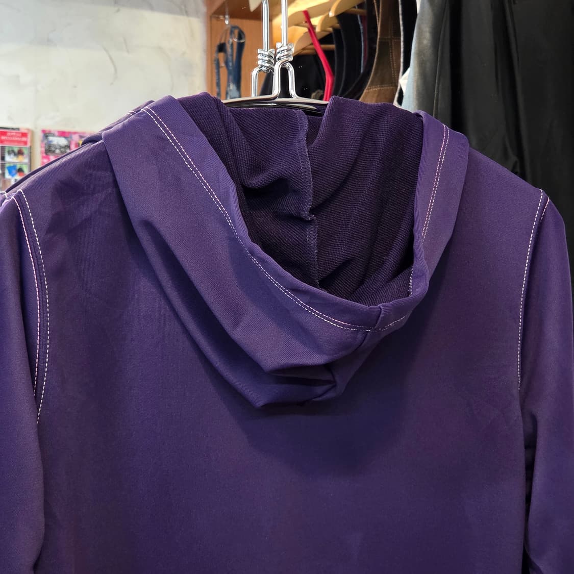 JPN 아디다스 네오 퍼플 후드집업 상품이미지6