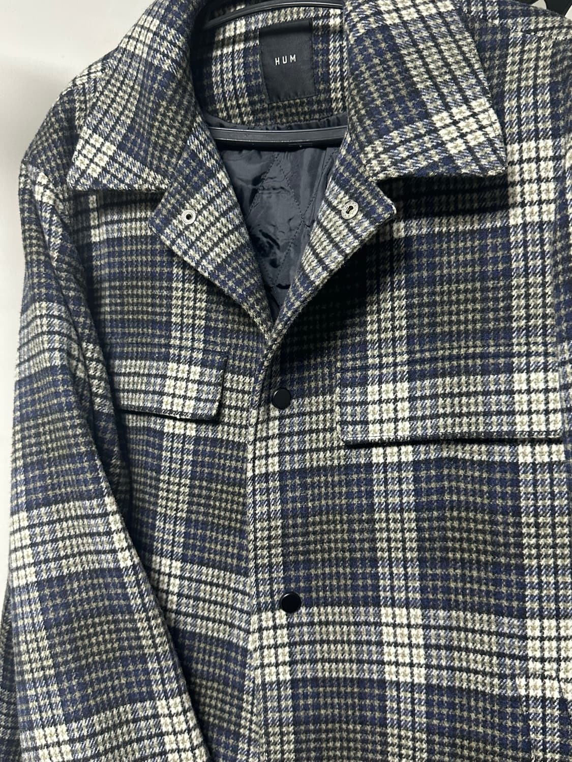 HUM 체크 자켓 100-105 상품이미지2
