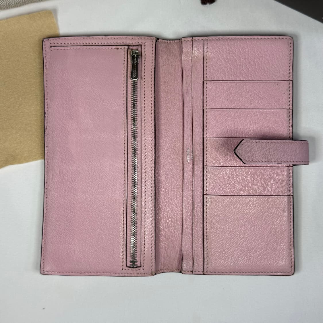 에르메스 베안 월렛 미조레 고트스킨 장지갑 상품이미지5