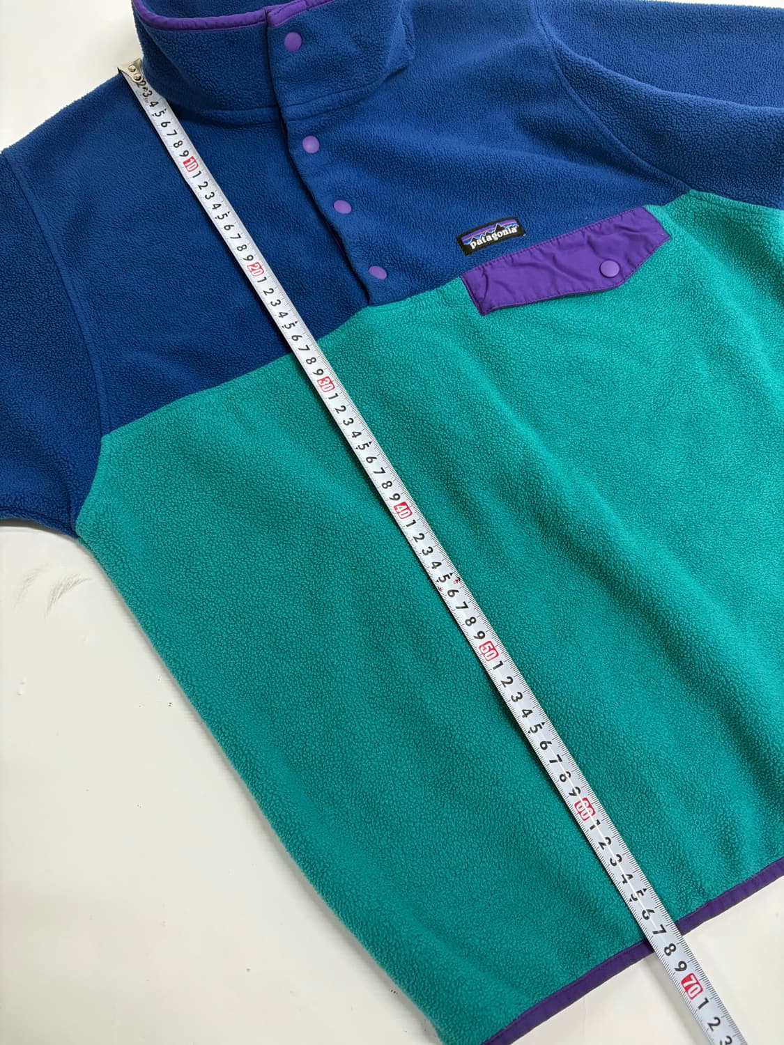 빈티지 파타고니아 신칠라 스냅티 블루/그린 멘즈S 상품이미지8