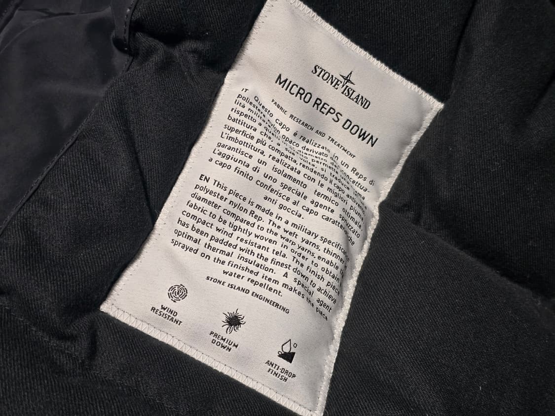 [M] 스톤아일랜드 마이크로랩스 다운 퍼 패딩 자켓 상품이미지6