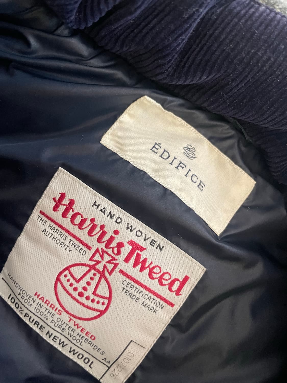 Harris Tweed Down Vest 상품이미지4