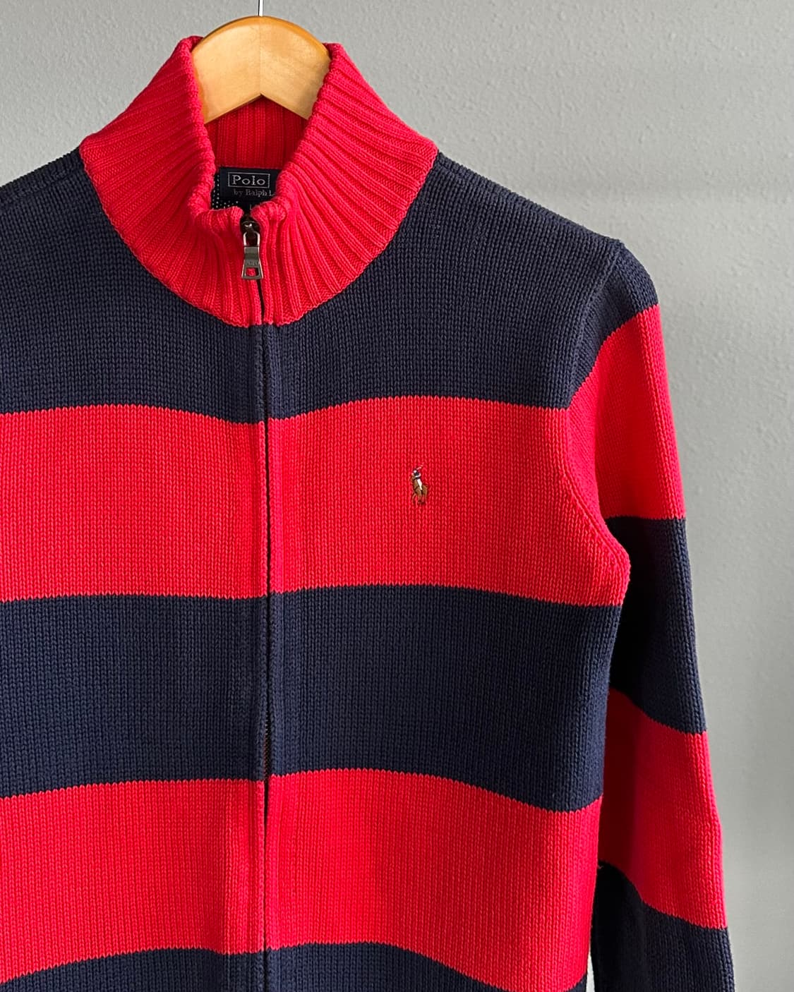 [S]폴로 랄프로렌 단가라 여성 니트 집업 상품이미지3