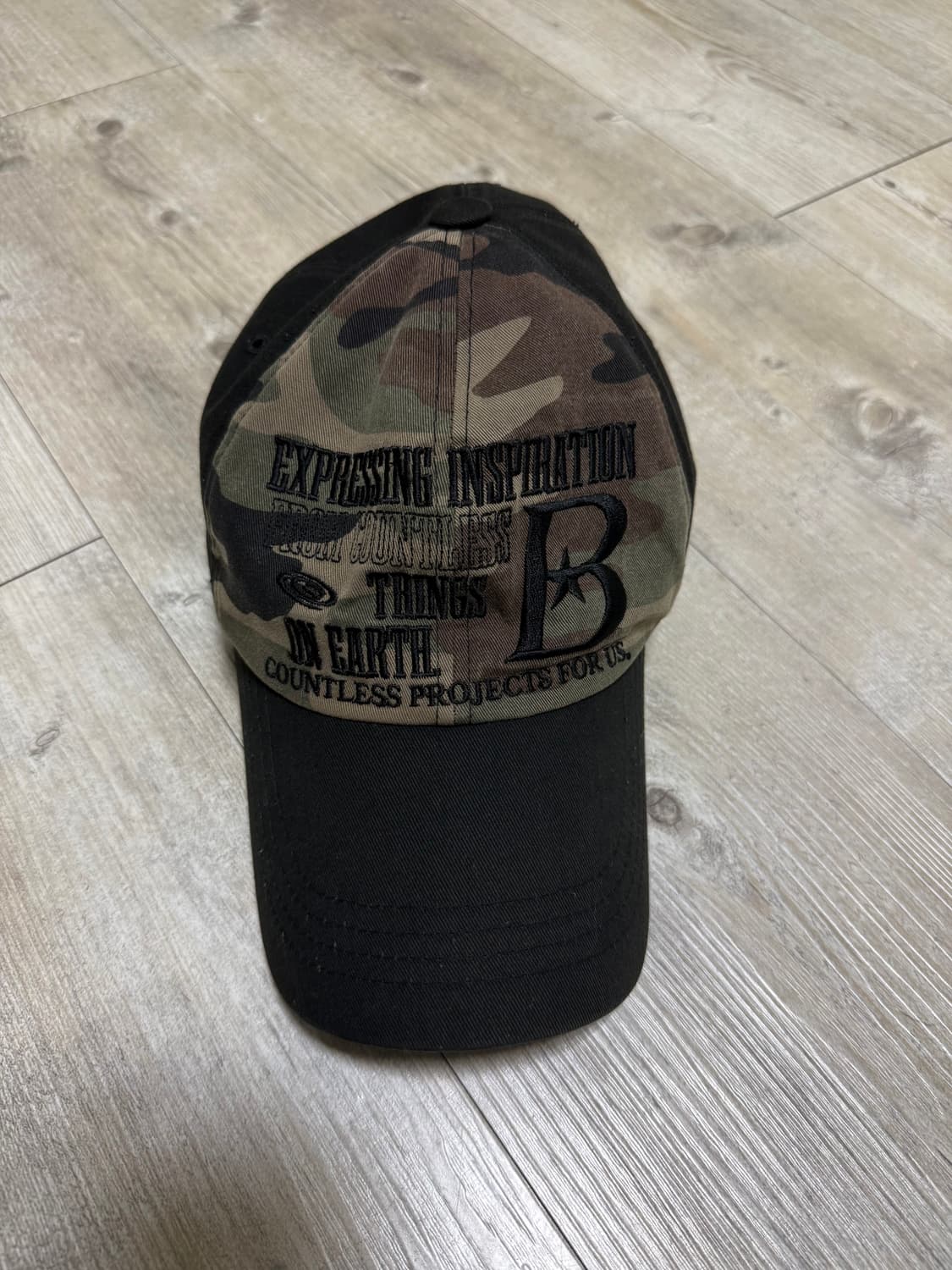 바우프 B LOGO 볼캡 카모 상품이미지2