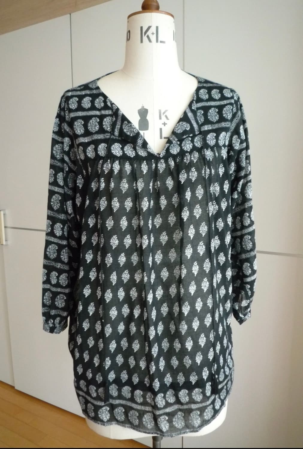 MADEWELL 메이드웰 - Peasant Printed Blouse 상품이미지1