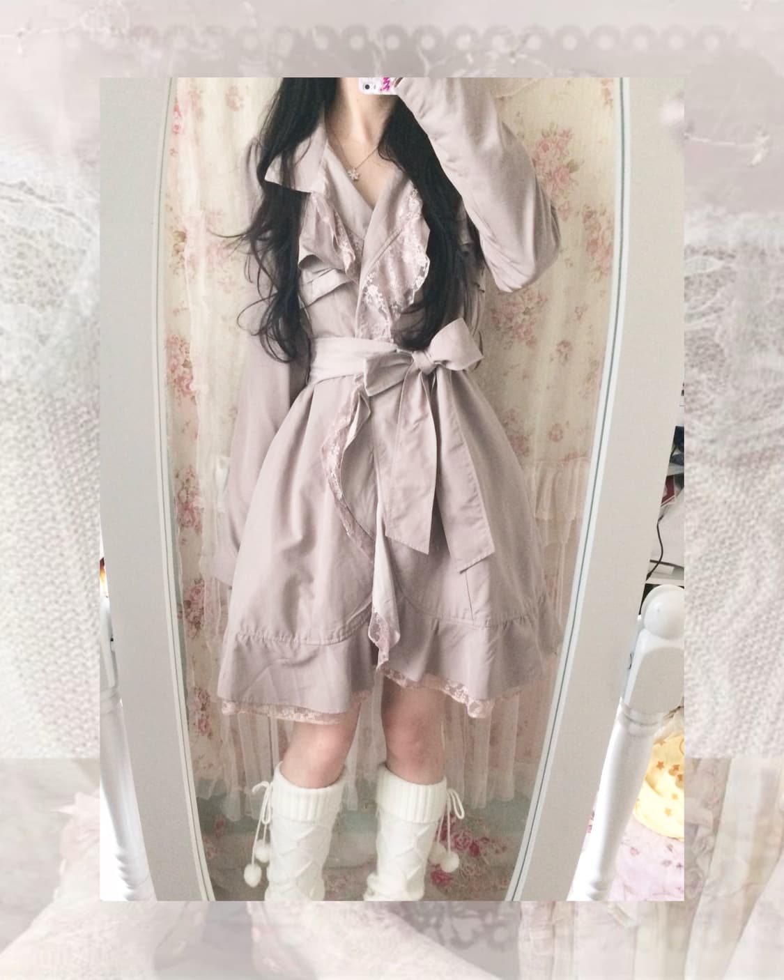 Vintage JPN brand mute brown prill coat 상품이미지5