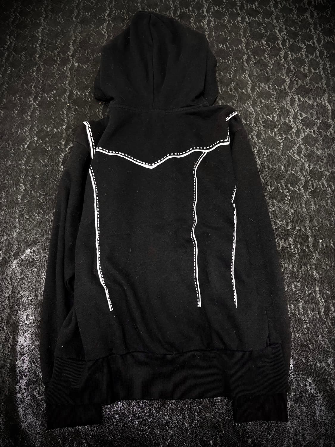 “BEAMERE”00’s Pink Leopard Hoodie zip Up 상품이미지5