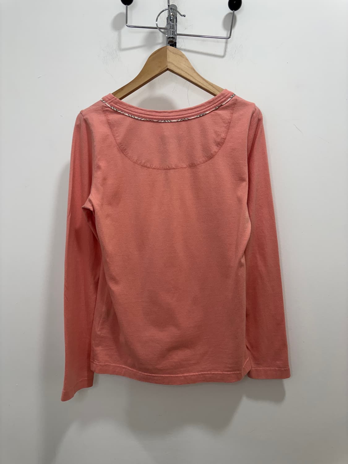 버버리 핑크 노바체크 긴팔 티셔츠 상품이미지7