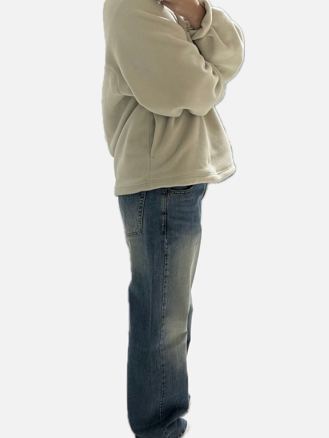 93 MID-RISE LOOSE FIT JEANS (BLUE) 상품이미지4