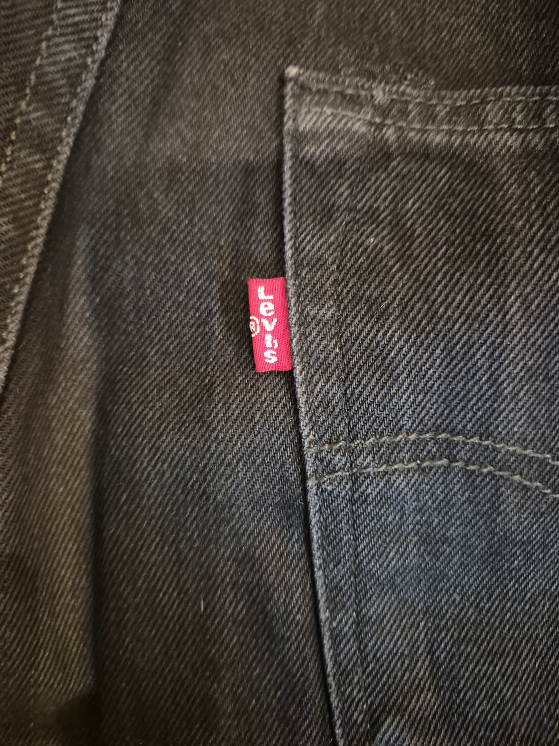 youth 리바이스 리메이크 004 흑청데님 상품이미지6