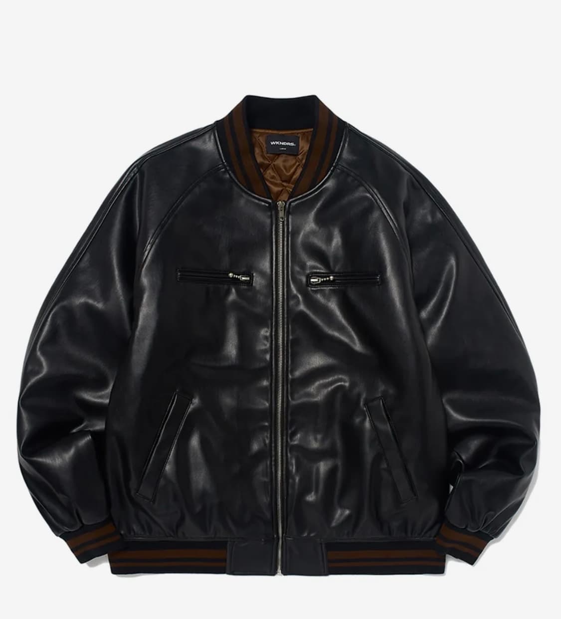 위캔더스x피로 BOUTIQUE LEATHER JACKET (BLACK) 상품이미지2