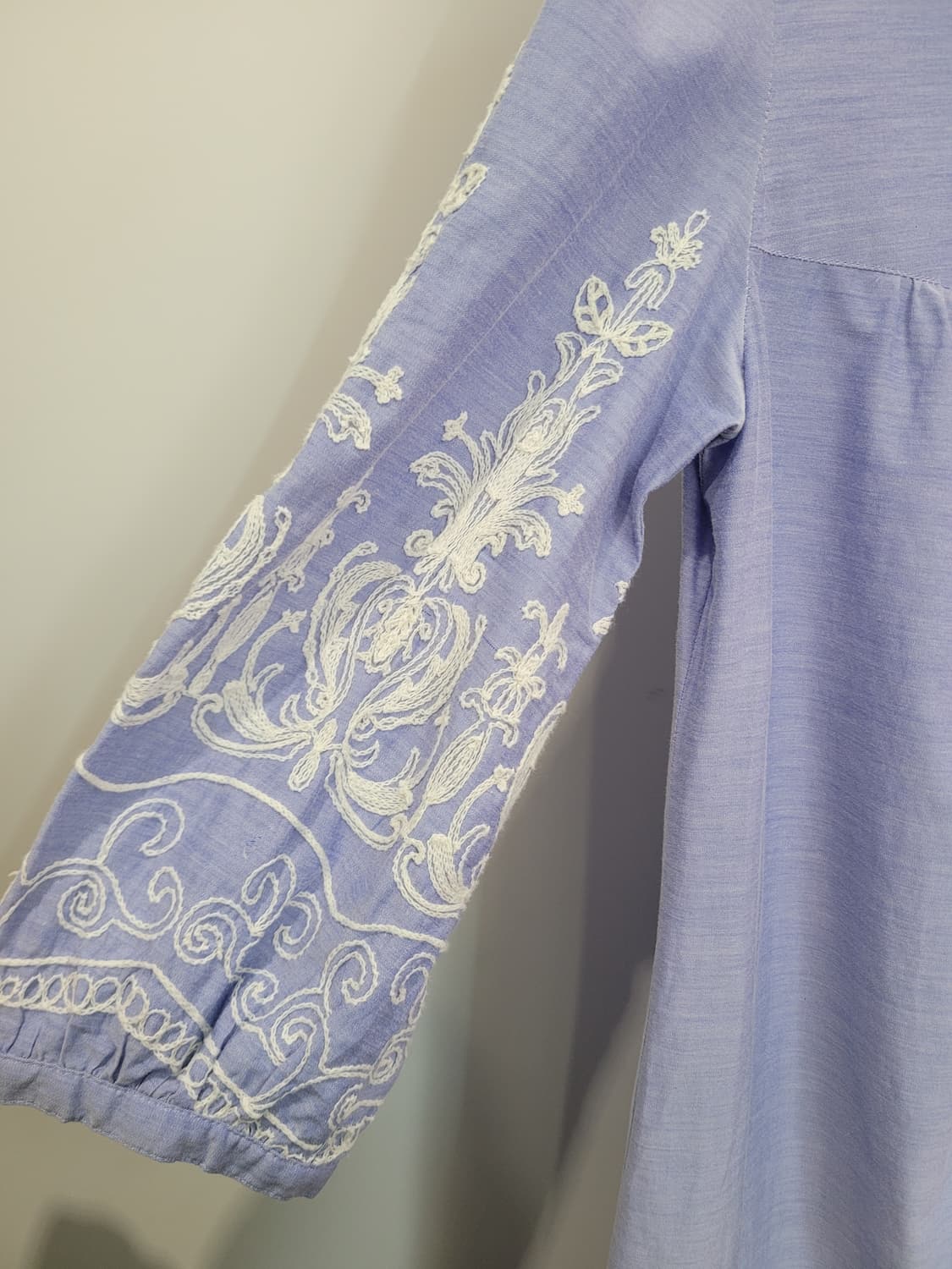 돌리걸 바이 안나수이 레이스 자수 7부 소매 원피스 55사이즈 상품이미지5