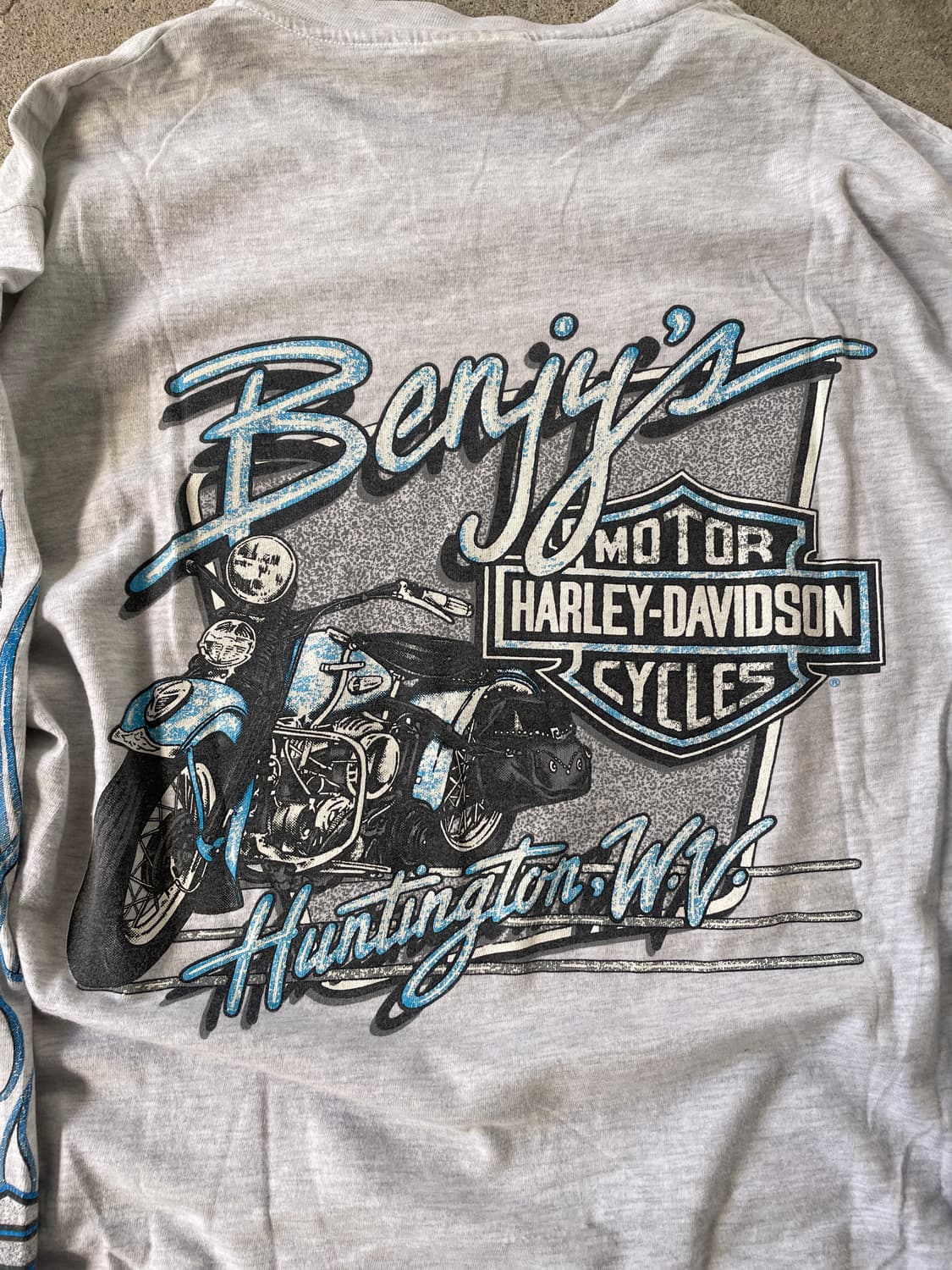 90s Harley Davidson Blue Flame(1996) 상품이미지9