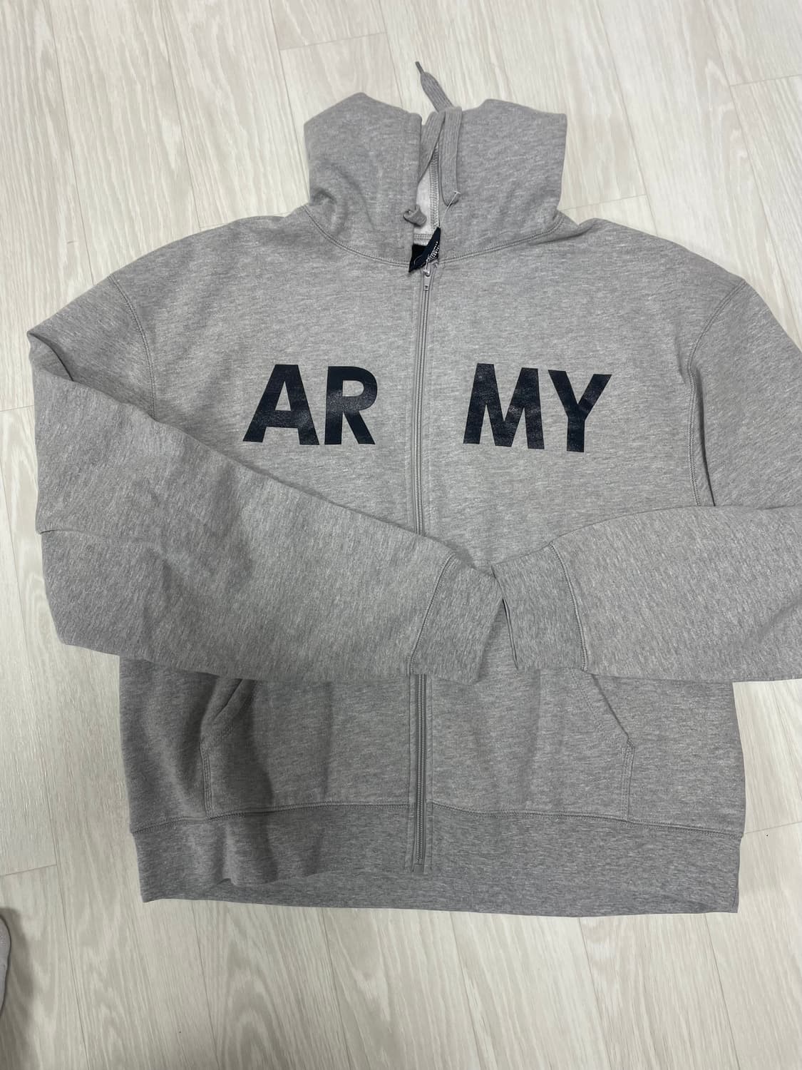 amry 데드스탁 미사용 새상품 XXL 밀텍 후드집업 상품이미지2