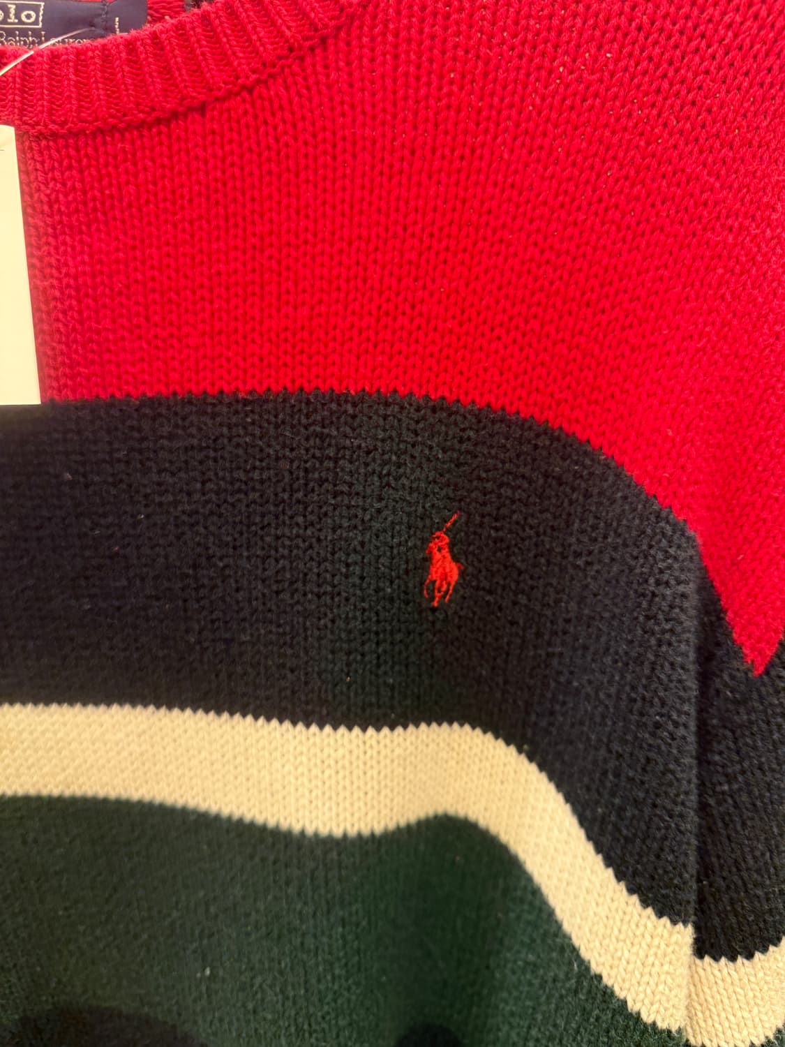 폴로 랄프로렌 스트라이프 포니 니트 U723 상품이미지5
