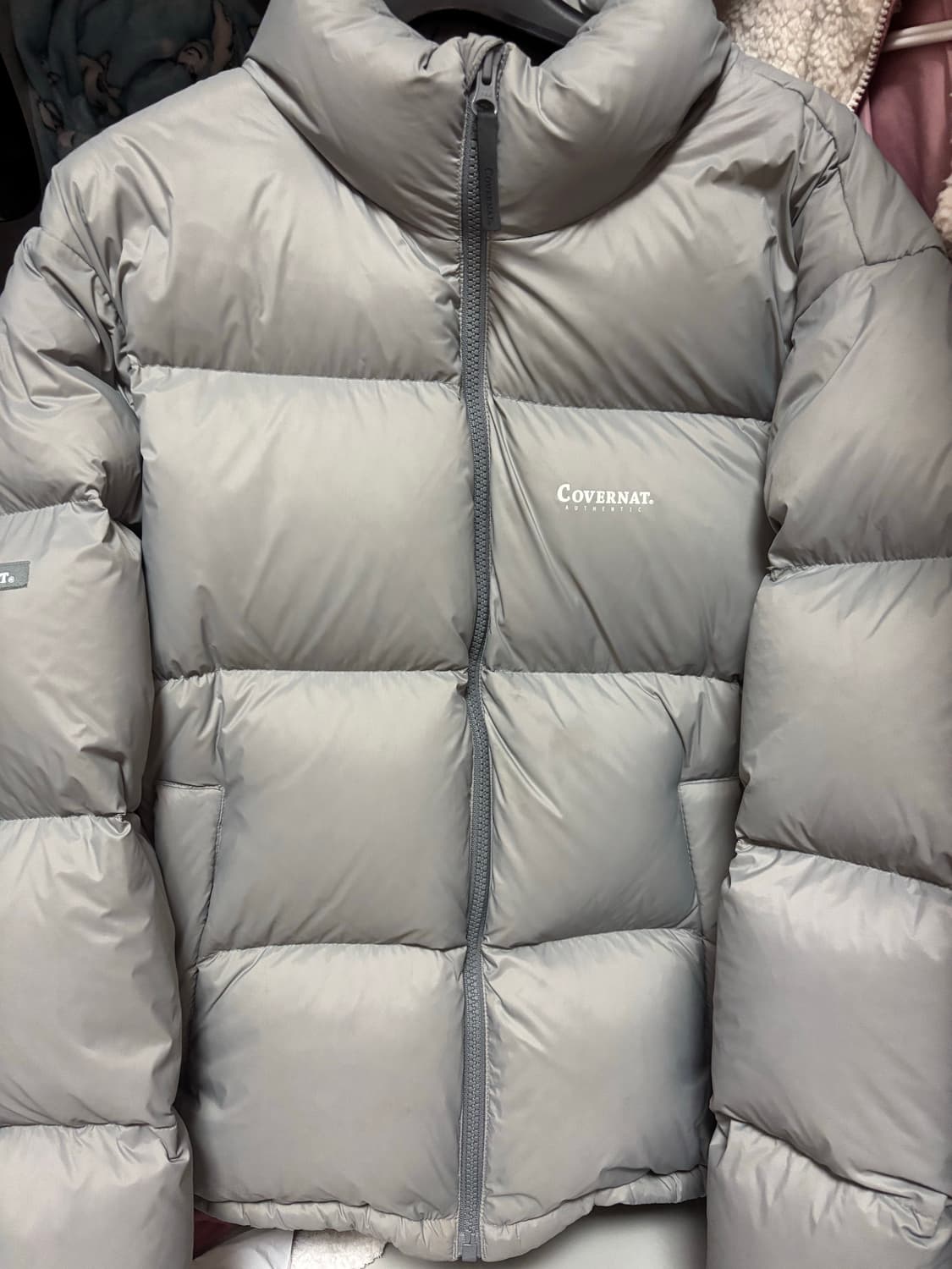 커버낫 그레이 패딩 상품이미지1