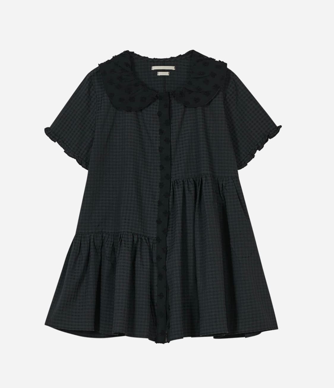 타입서비스 텍스처 카라 탑 Textured Collar Top 상품이미지1