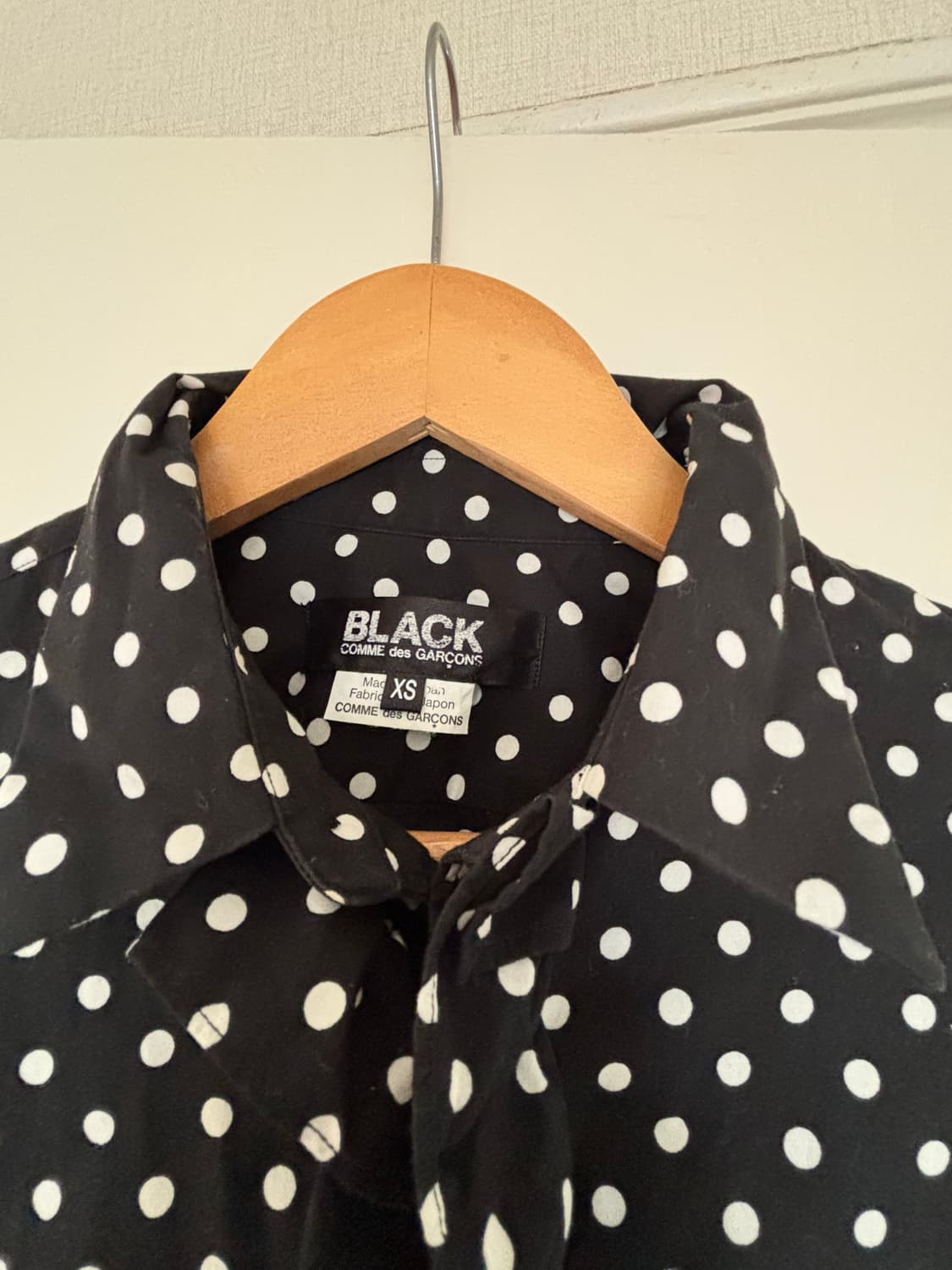 꼼데가르송 도트셔츠 상품이미지2