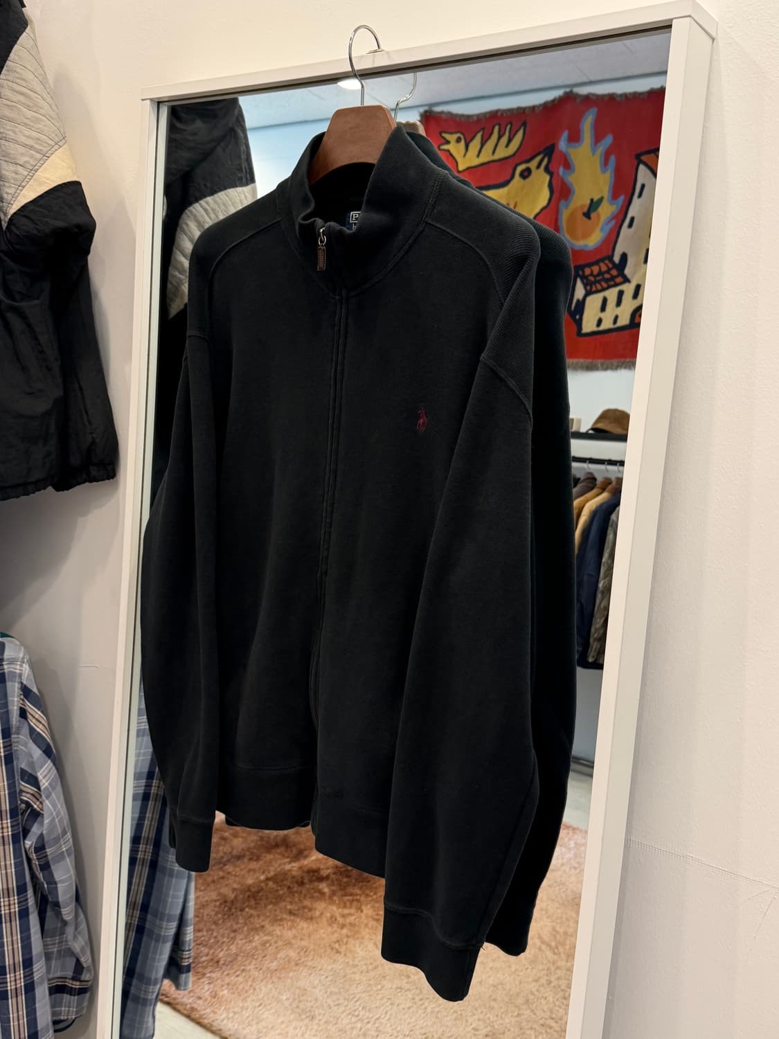 00s Polo ralph lauren 폴로 랄프로렌 코튼 니트 집업 상품이미지1