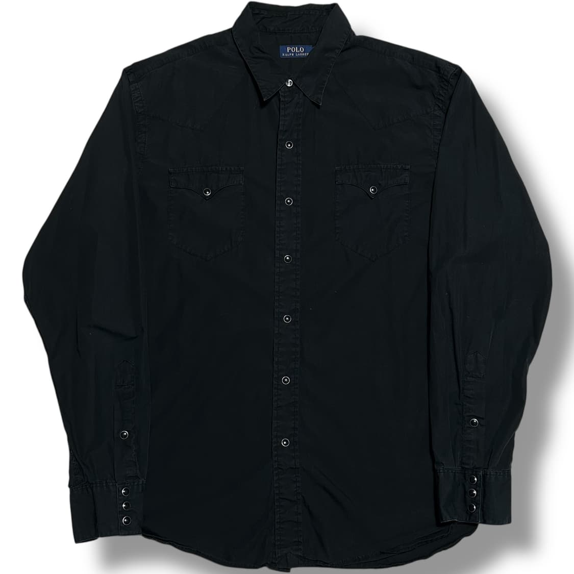 Polo Ralph Lauren 더블포켓 블랙 웨스턴 셔츠 상품이미지1