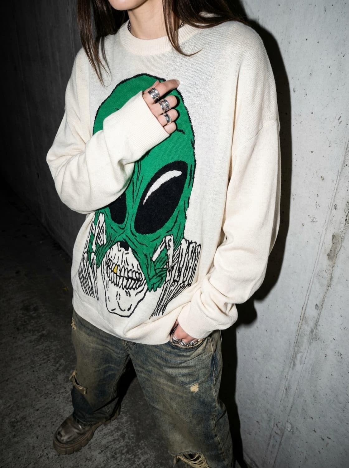 고샤 루브친스키 에일리언 니트 상품이미지1