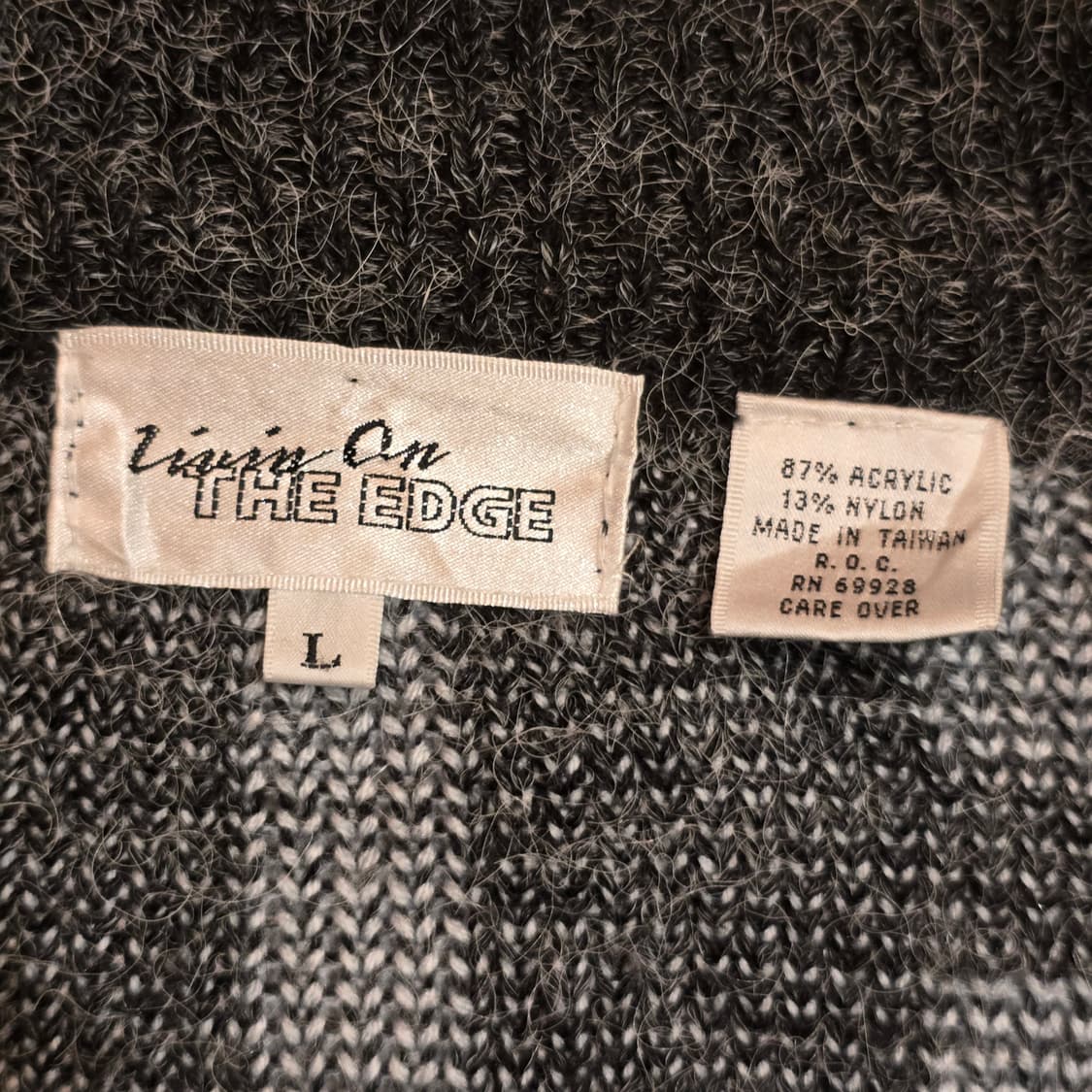 80s Livin' On The Edge 세로대시 가디건 상품이미지4