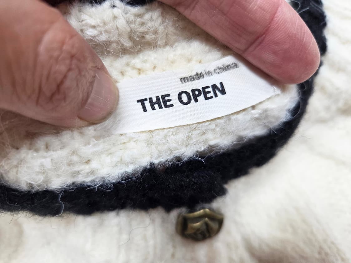 더오픈(THE OPEN) 케이블 니트가디건 프리사이즈 새상품 상품이미지7