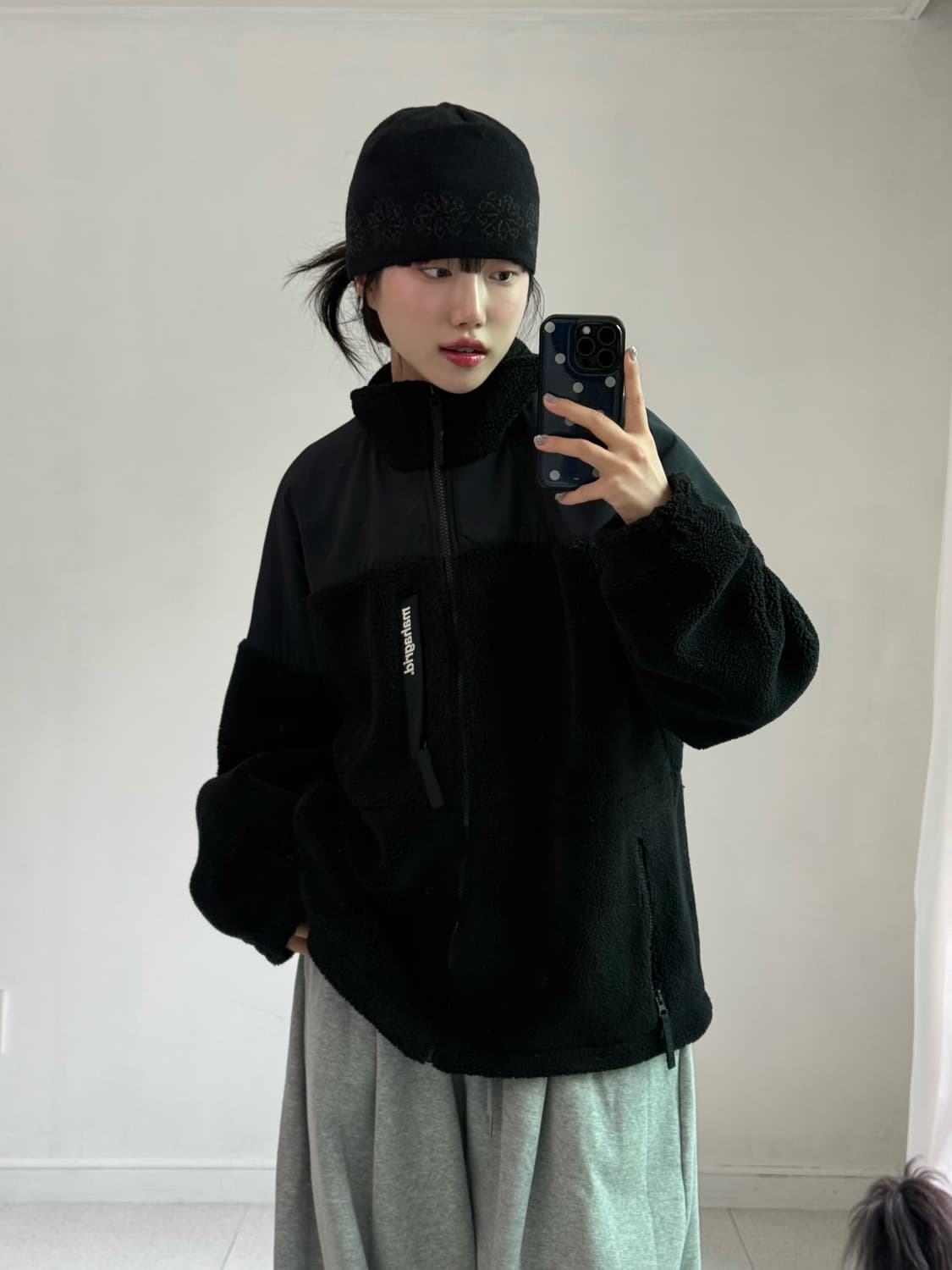마하그리드 블랙 후리스 상품이미지4