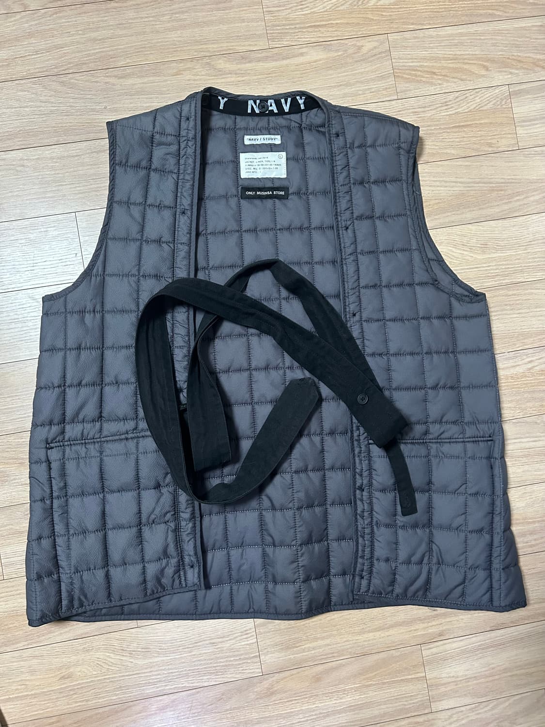 디스이즈네버댓 M.C 파카 블랙 (무신사 익스클루시브) 상품이미지3