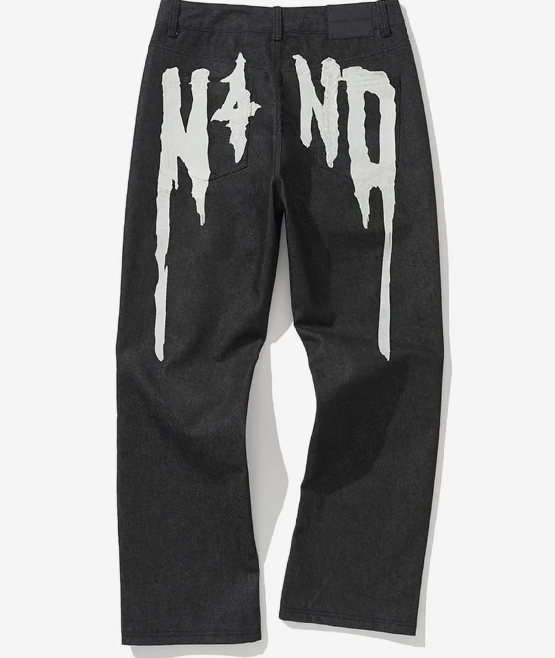 N4ND Drip Logo Denim Pants 상품이미지1