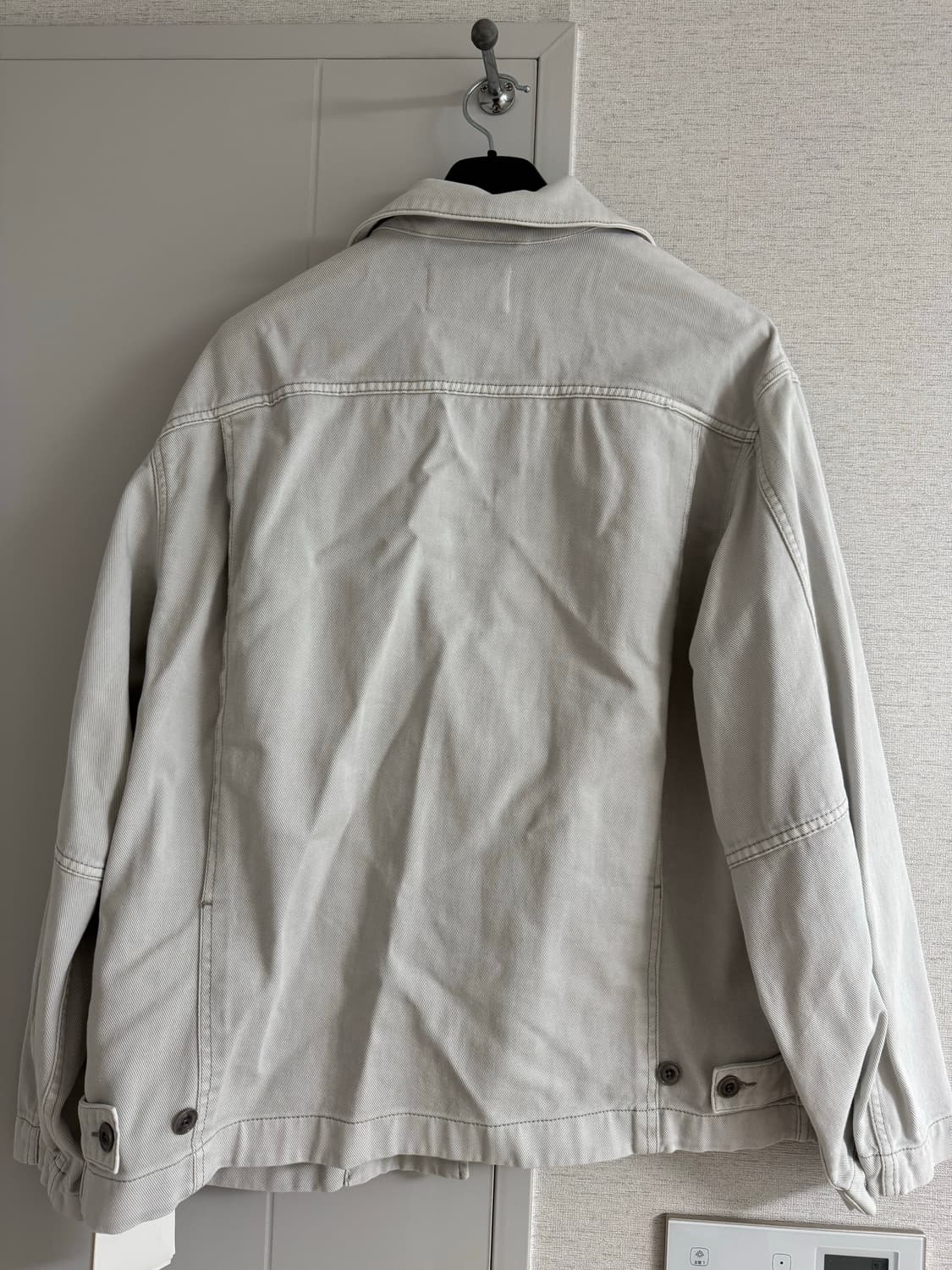 르메르 데님 박시 자켓 스노위 블루 그레이L 상품이미지2