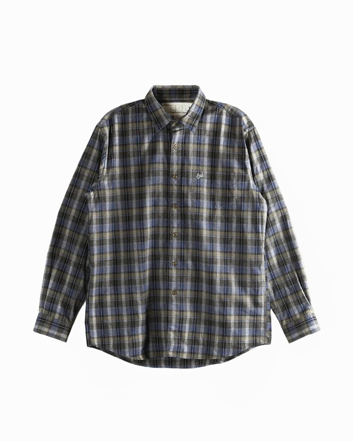 [S,M,L,XL]이알엘 ERL 26ss 체크 셔츠/그레이 상품이미지1