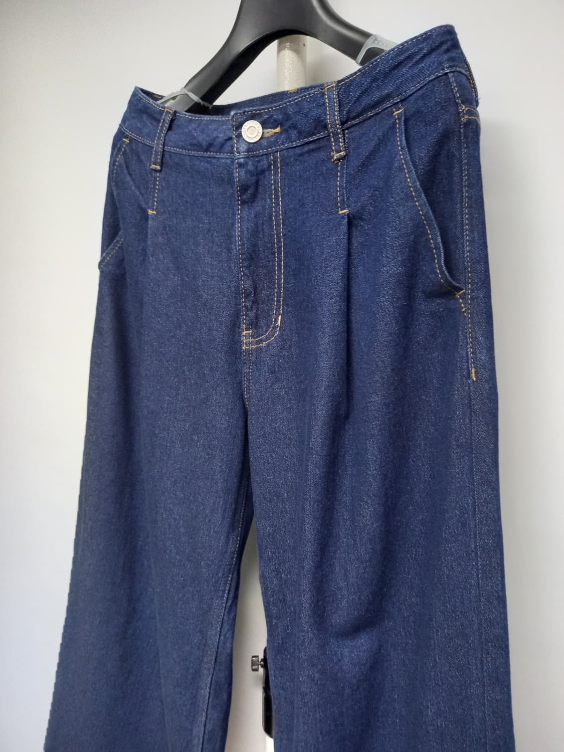 새 드파운드 춘추 와이드 통핏 데님팬츠 55 상품이미지3