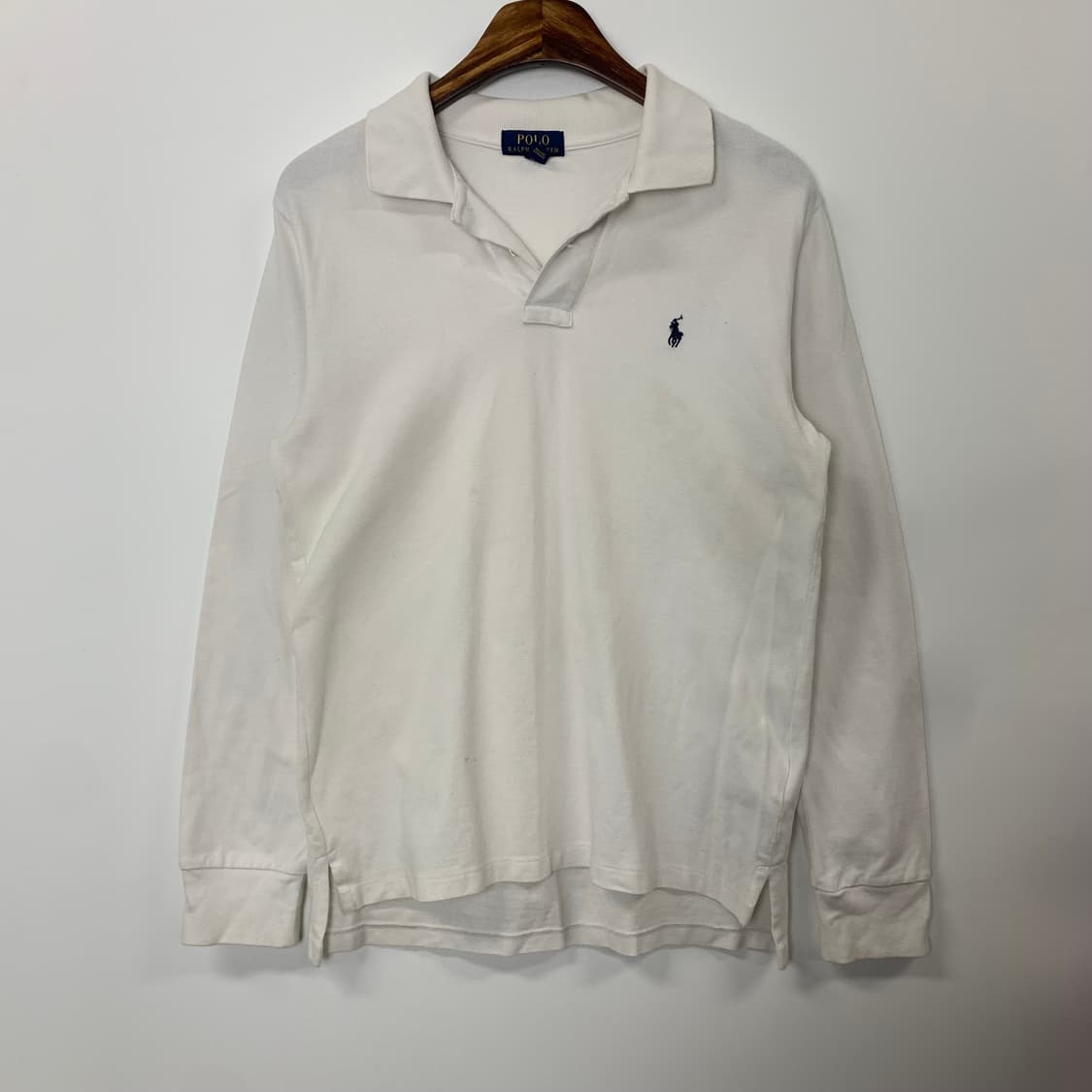 폴로 랄프로렌신형 화이트 긴팔 카라티 상품이미지2
