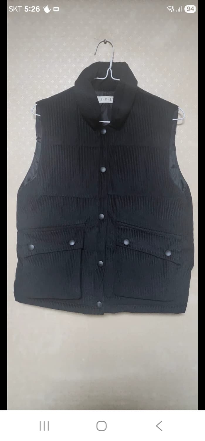 제이비엘 여성 골덴 패딩조끼 새거급 프리사이즈 가격팍인하 상품이미지1