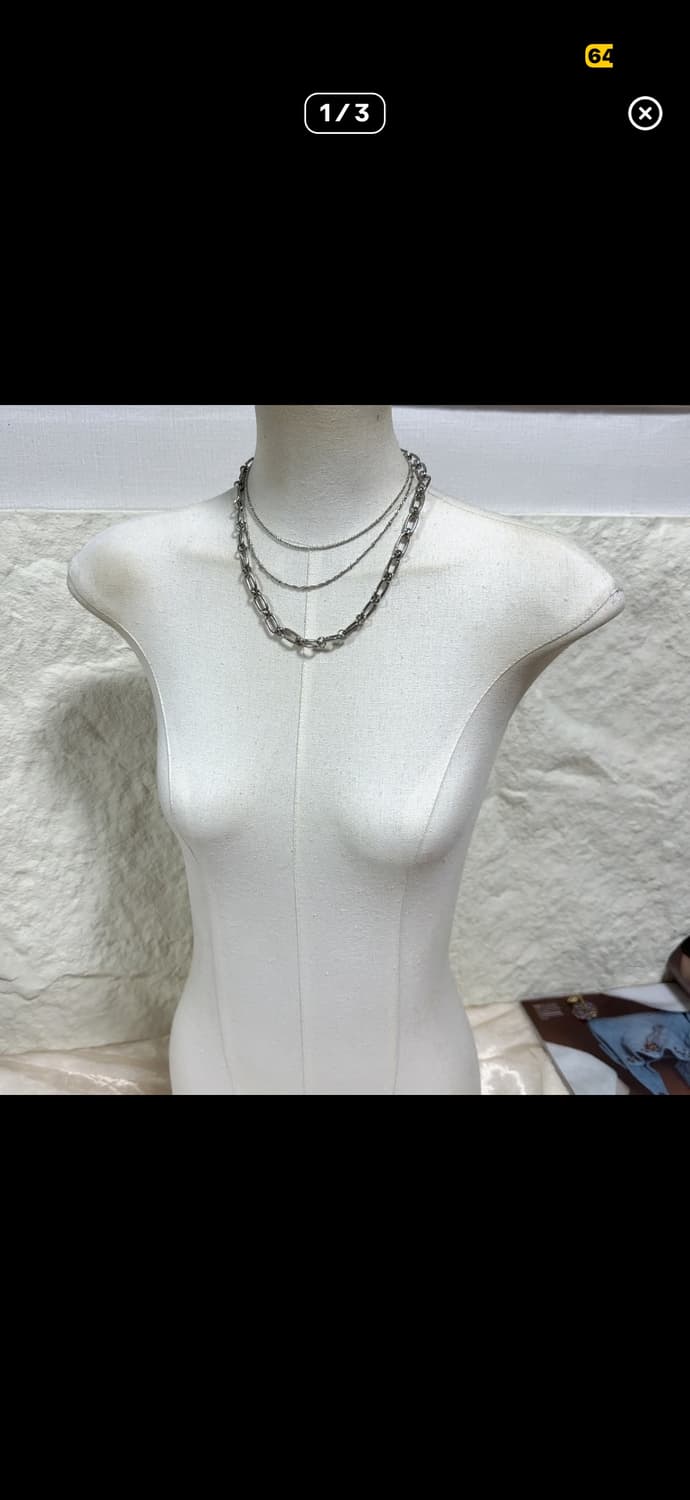 빈티지 레이어드 목걸이 상품이미지1