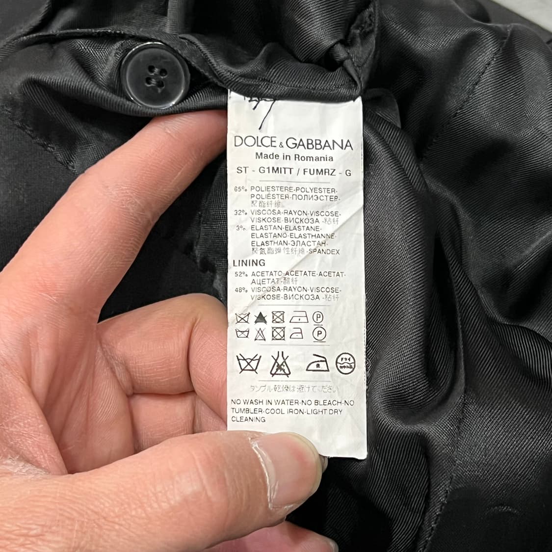 돌체앤가바나 투버튼 블레이저 y15776  상품이미지9