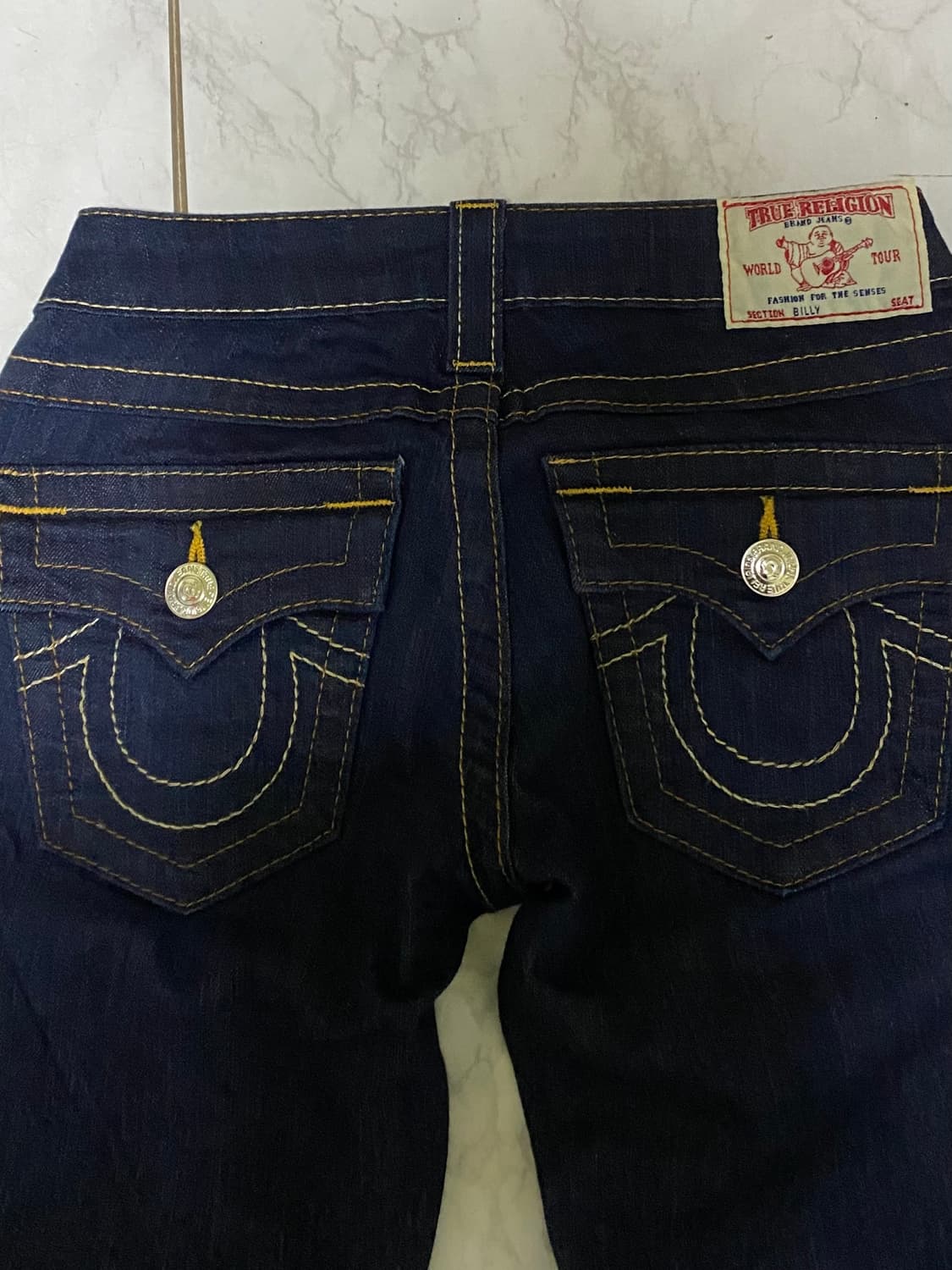 트루릴리젼 여성 진청 청바지 여성 26인치 상품이미지4