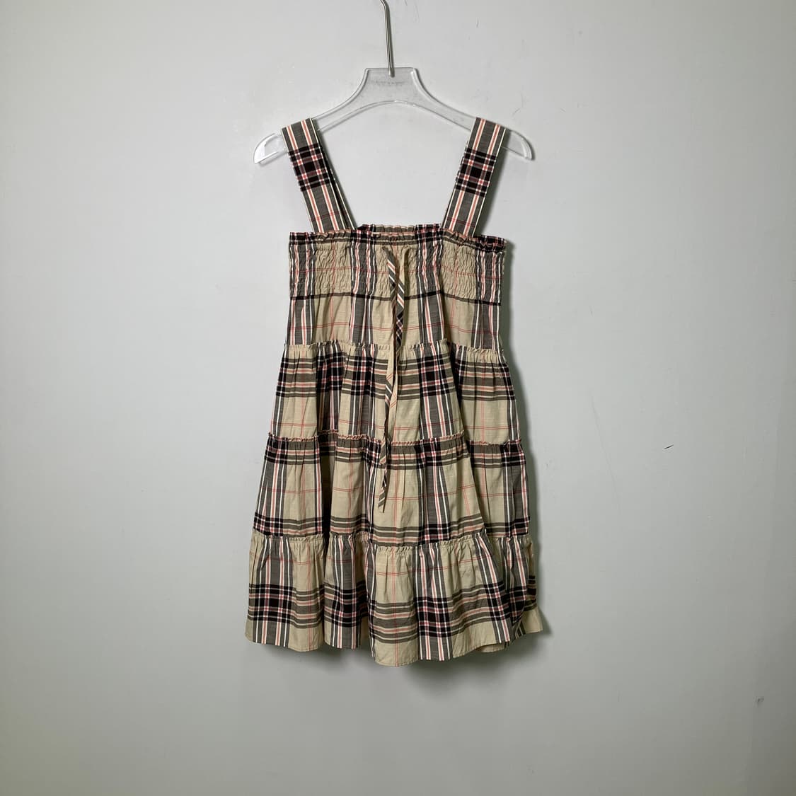 버버리 블루라벨 체크 끈 원피스 상품이미지1