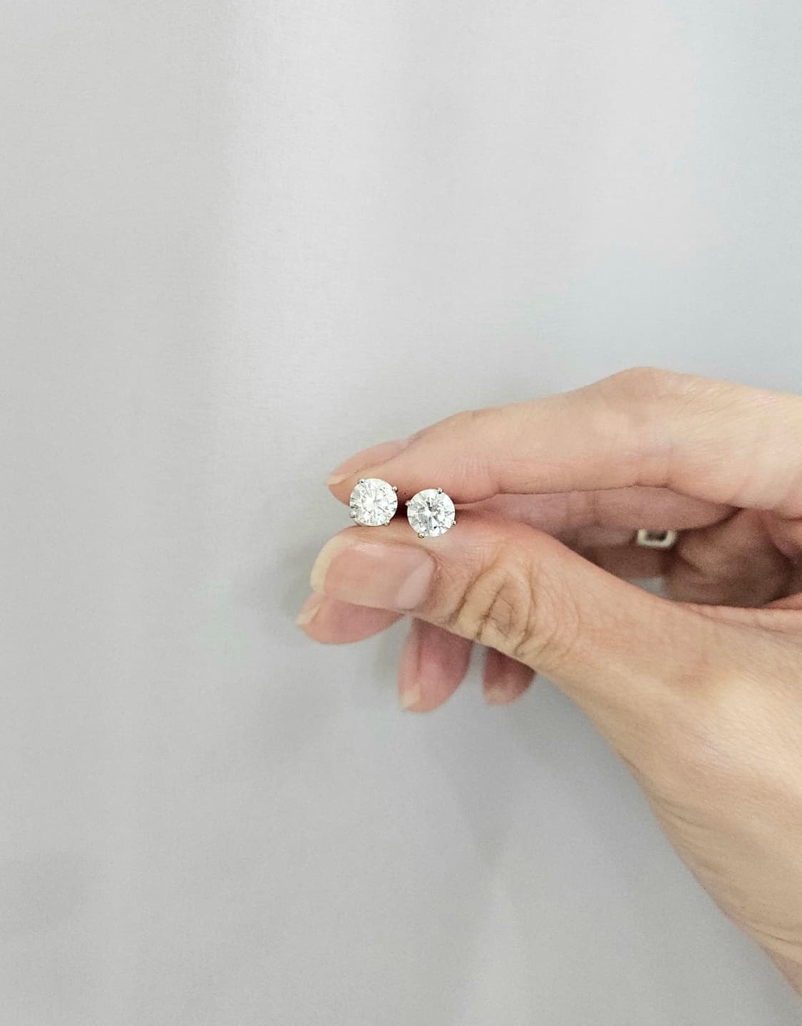 넘버링 #3111 N 다이아 6mm 귀걸이 [보증서포함 풀구성] 상품이미지6