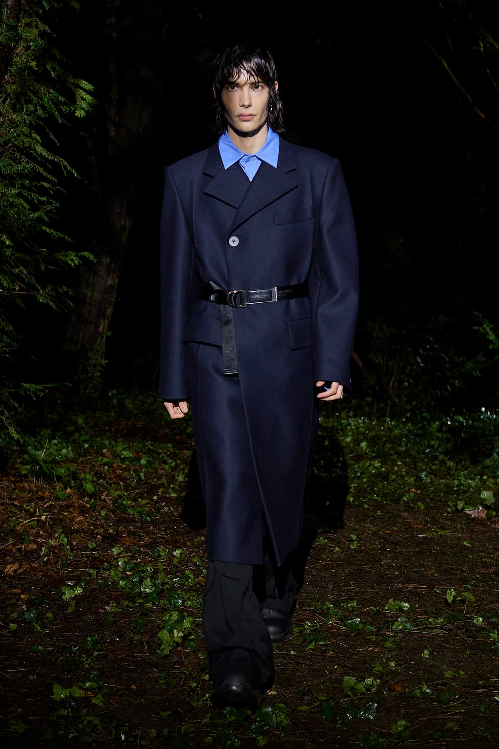 우영미 네이비 코트 46사이즈 상품이미지7