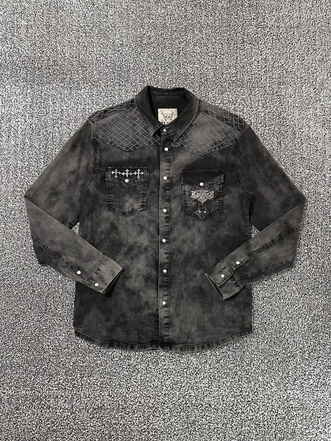 빈티지9. CLOUD72 클라우드72 데님 빈티지 자켓 청자켓 펑크룩 상품이미지1