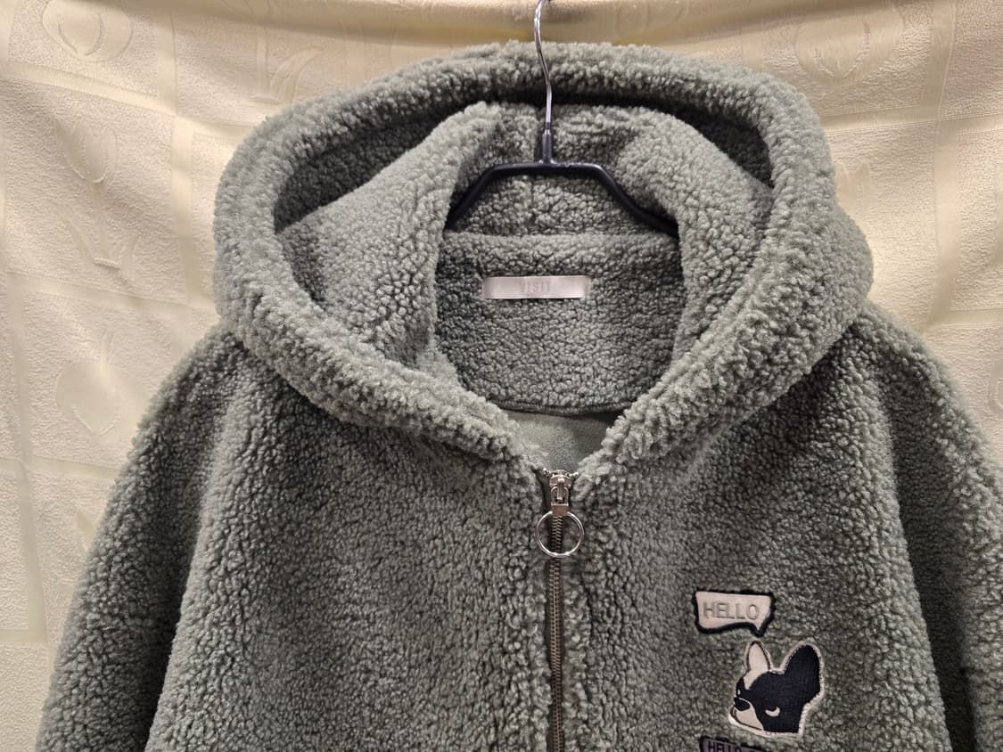 거의새거) 비지트 VISIT 뽀글이 후드 집업 55~66 상품이미지2