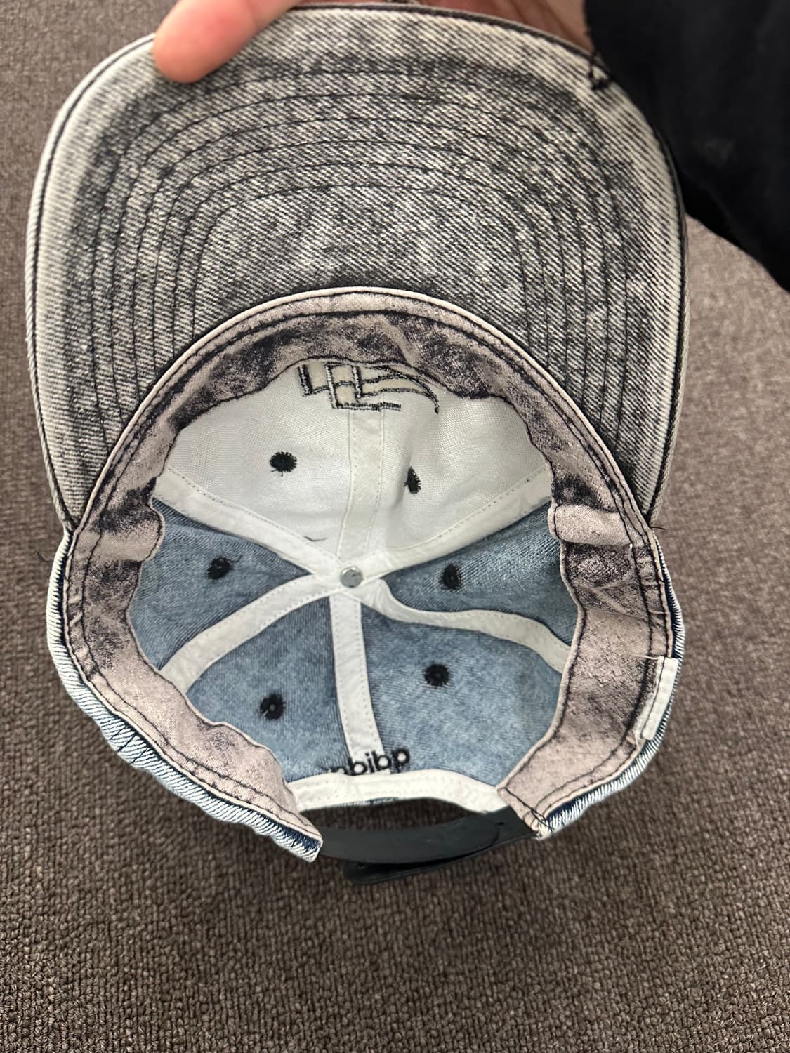 ADIDAS 00’s vintage 데님 볼캡 상품이미지5