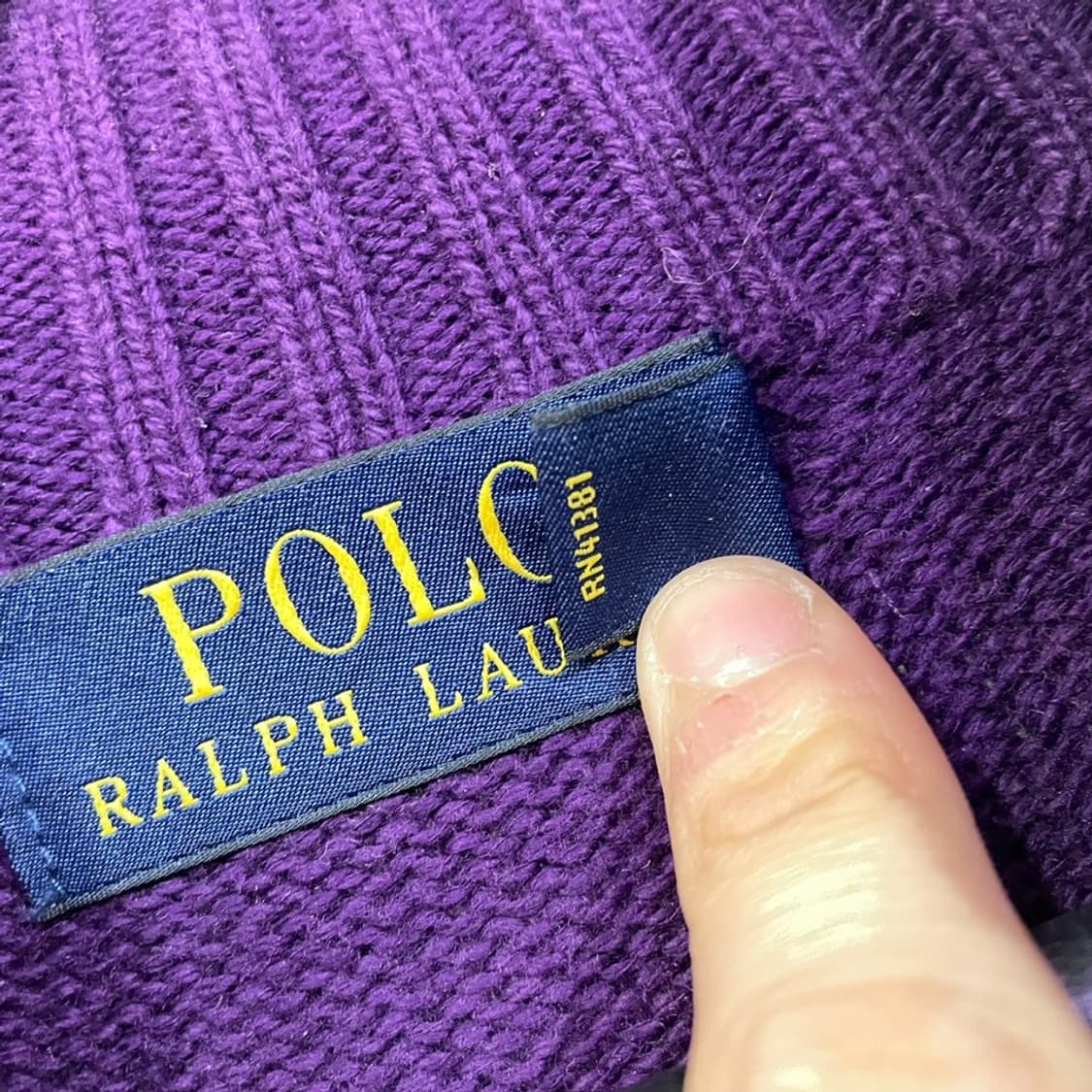 폴로 랄프로렌 반집업 니트 상품이미지6