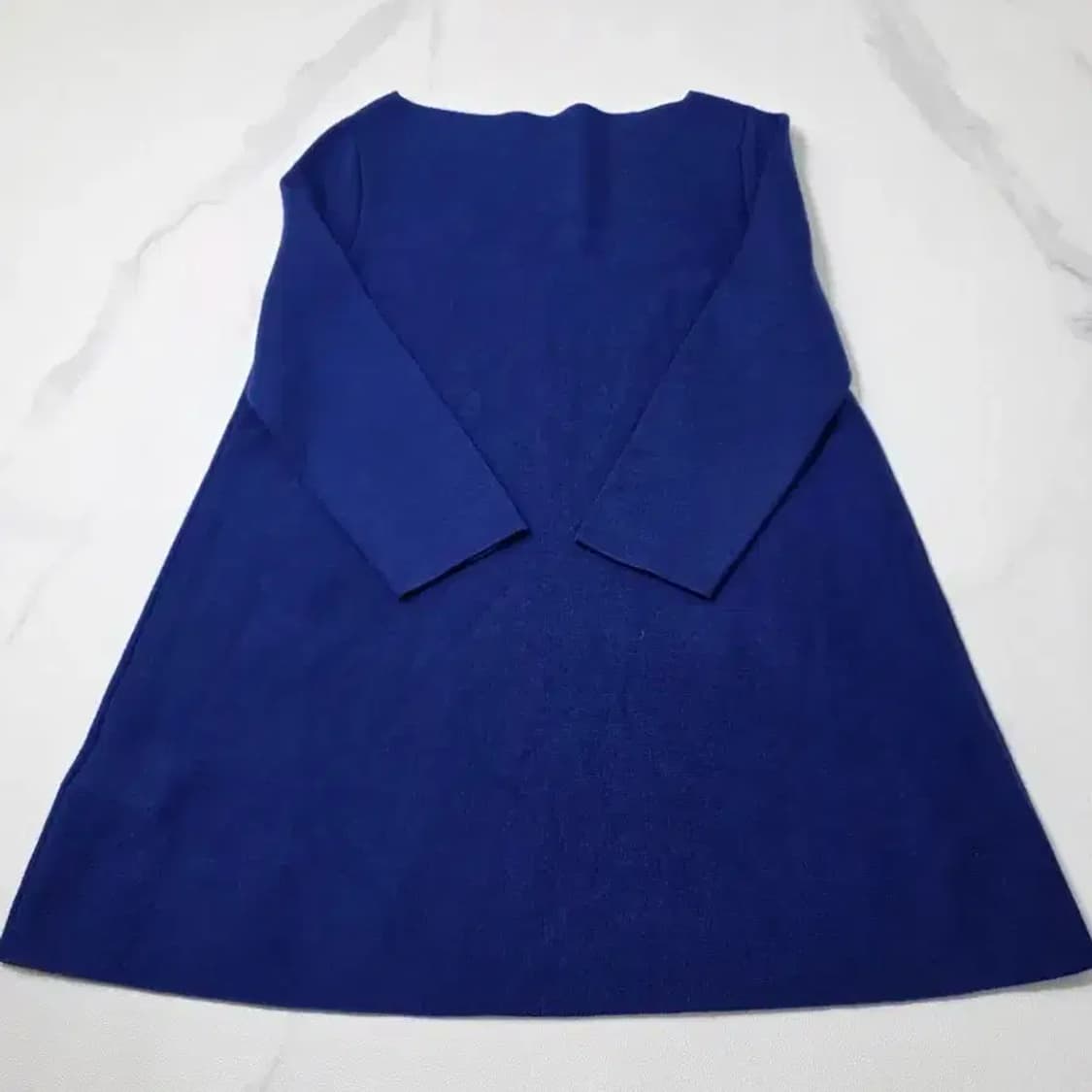 COS 코스 메리노 울 보트넥 니트 블루 55 상품이미지4