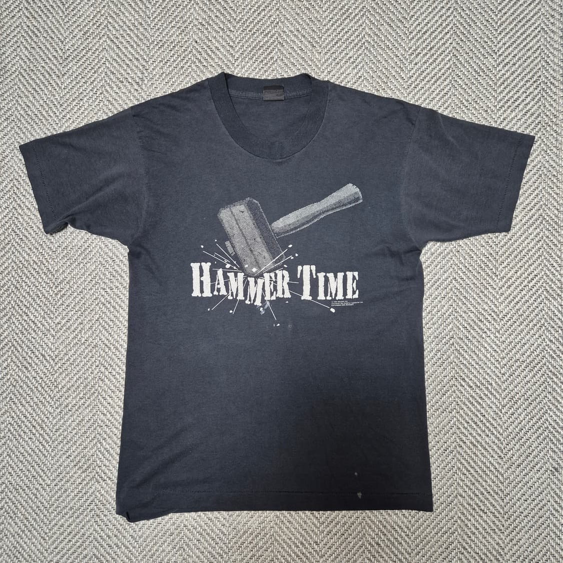 90s MC Hammer x 디트로이트 피스톤즈 싱글스티치 티셔츠 (L) 상품이미지1