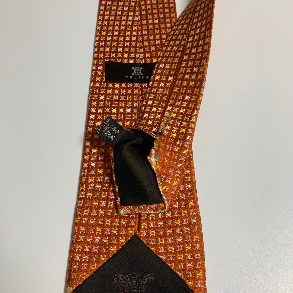 셀린느(CELINE) 모노그램 명품넥타이 B+등급 신형라벨 상품이미지7