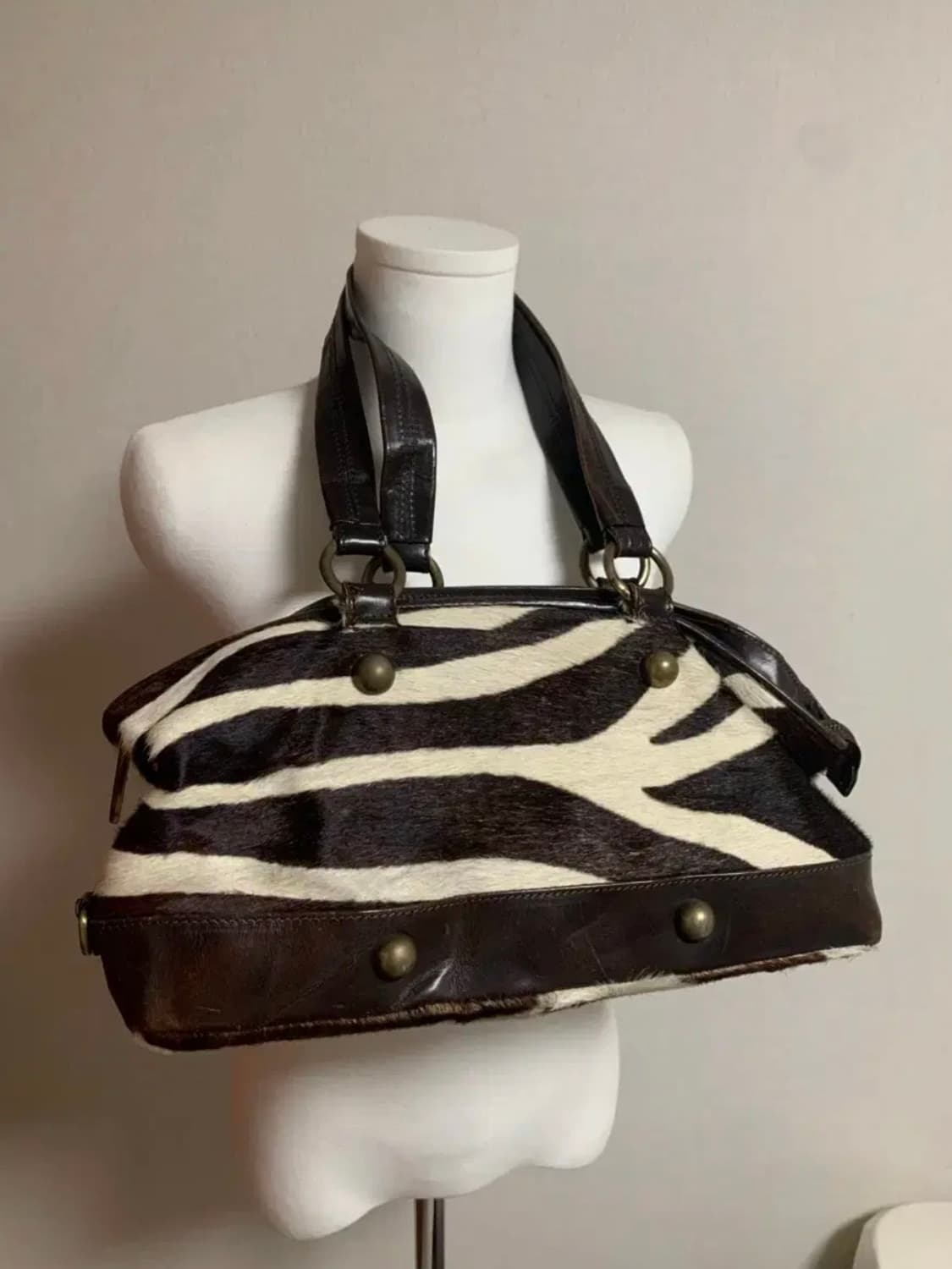 빈티지 지브라 백 상품이미지1