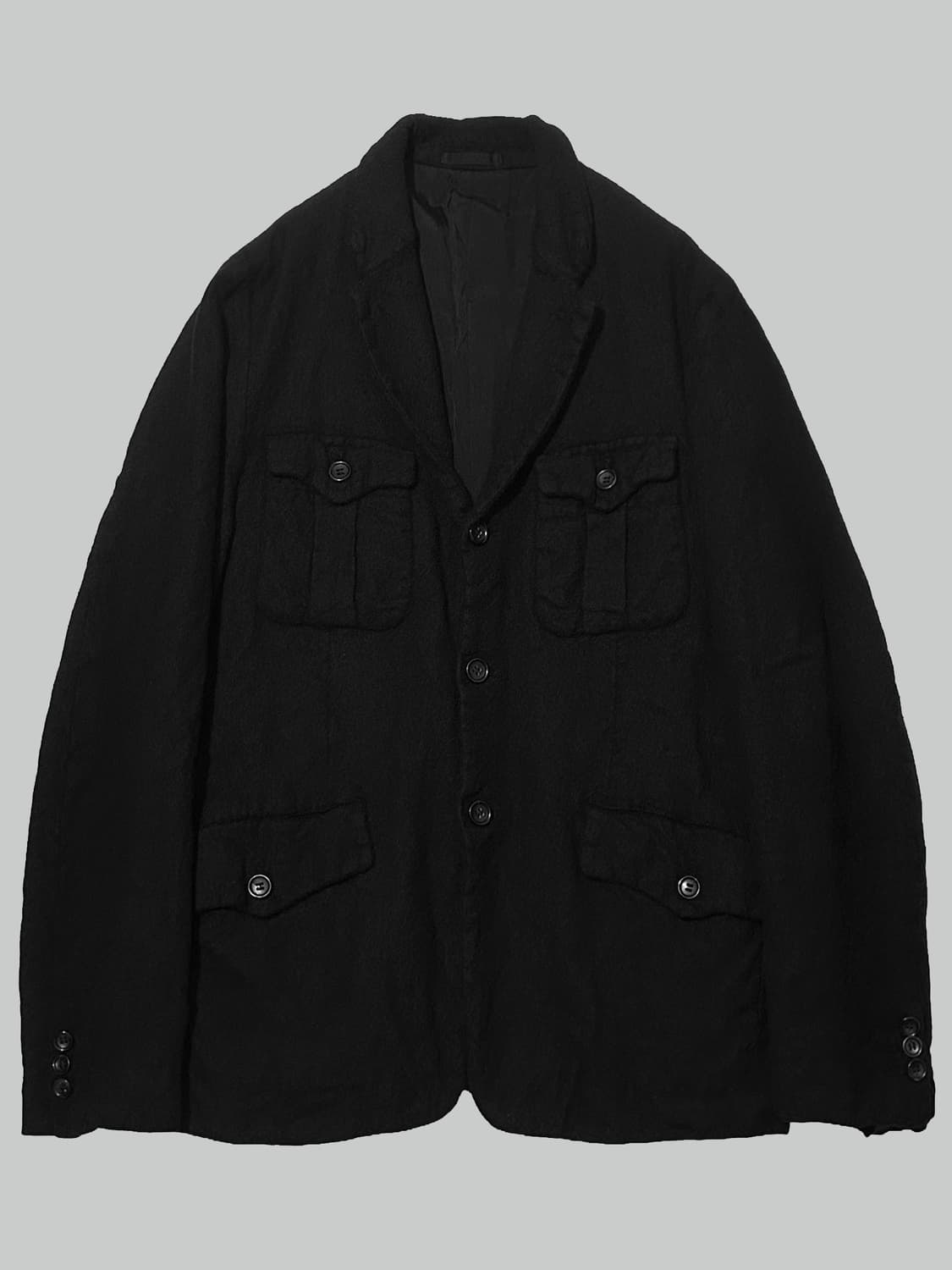 꼼데가르송 옴므 축융 울 카고 블레이저 상품이미지2